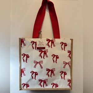 Red Bow Tote Bag